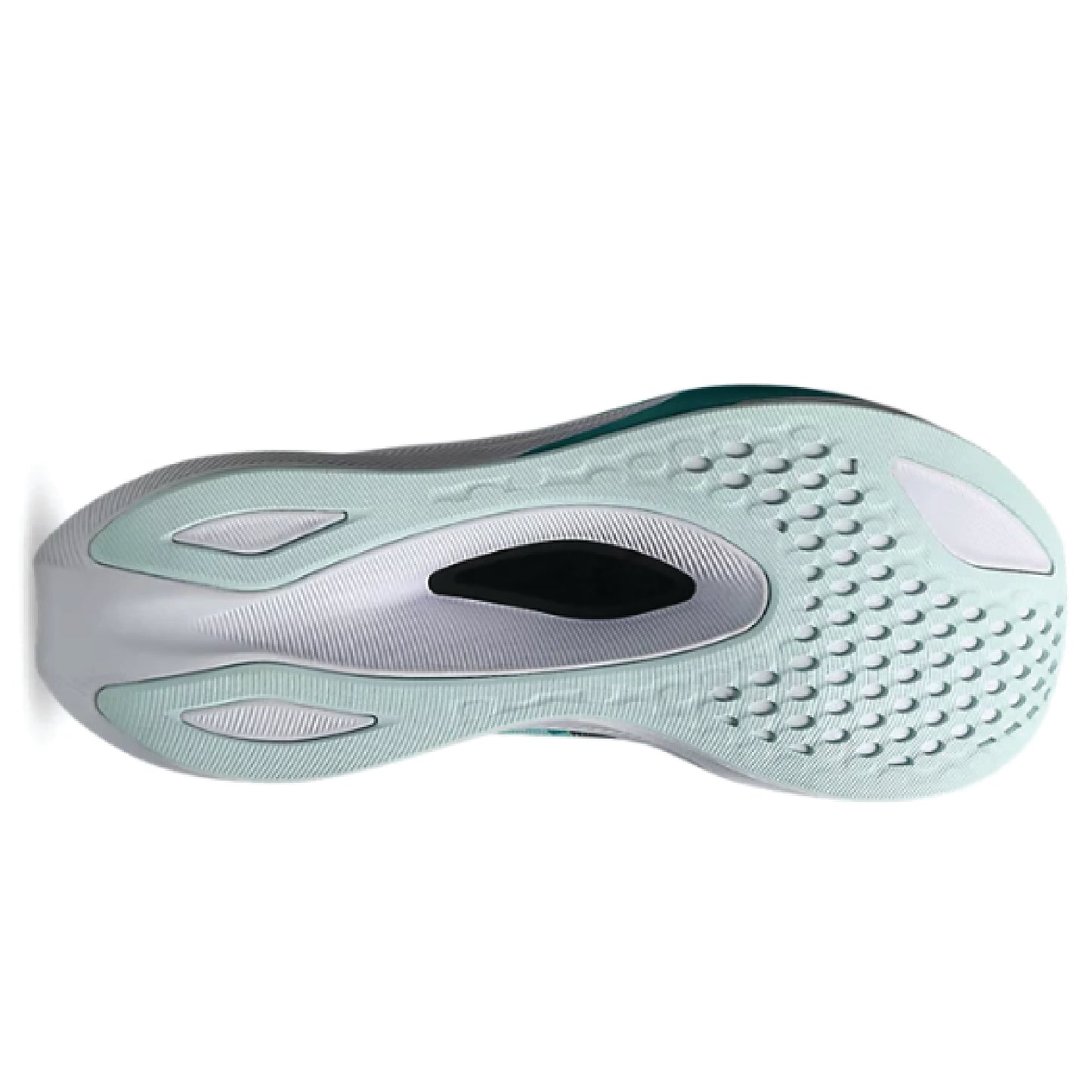 Asics Magic Speed 4 running shoe in a soothing sea/black colorway.