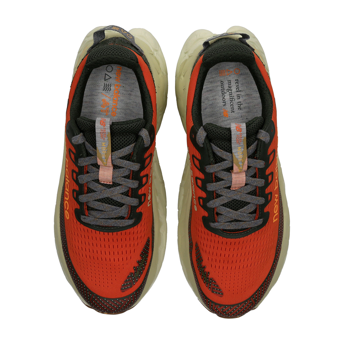 Men's New Balance Fresh Foam X More Trail V3 Orange Trail Running Shoe MTMORCO3