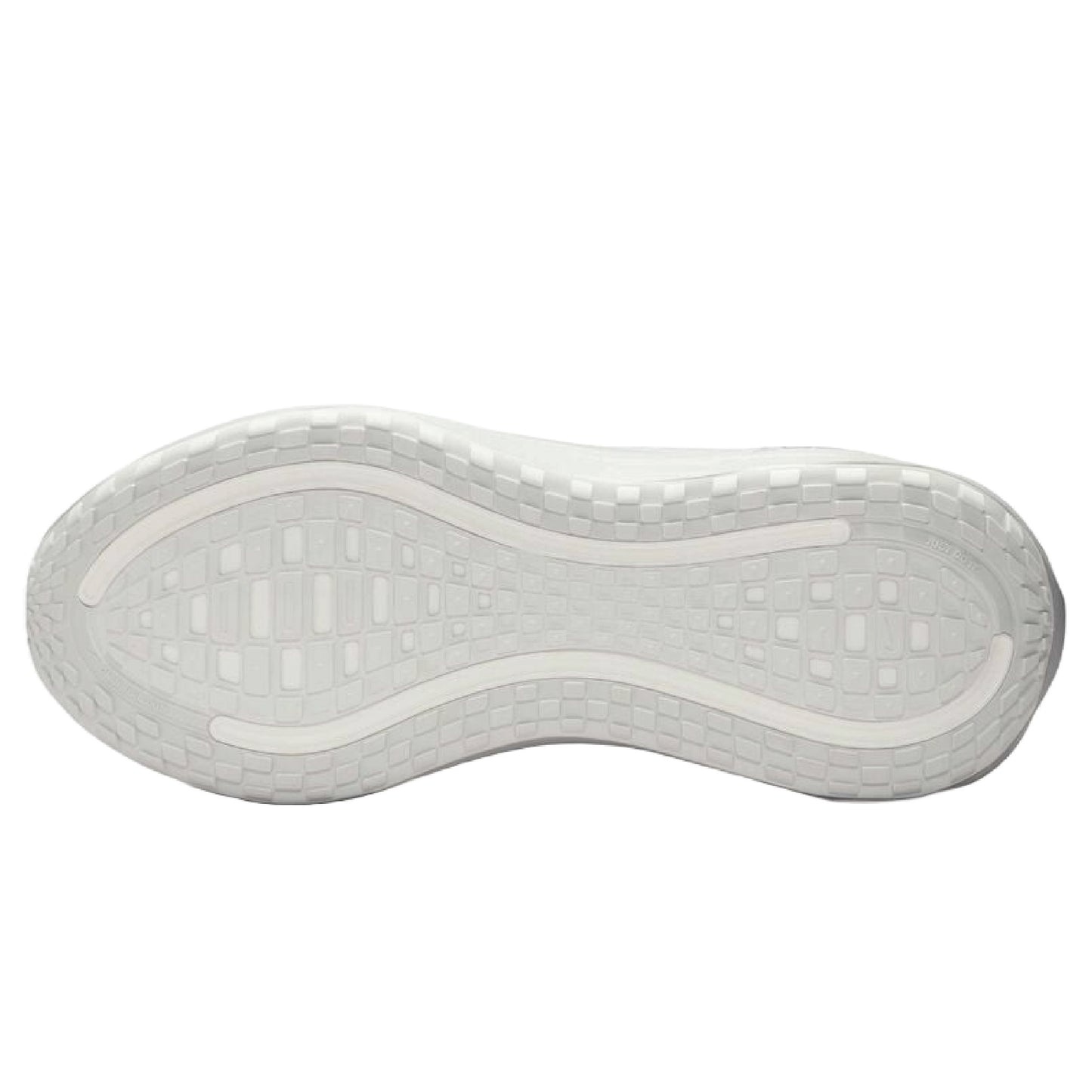 Nike Vomero Plus road running shoes all-white.