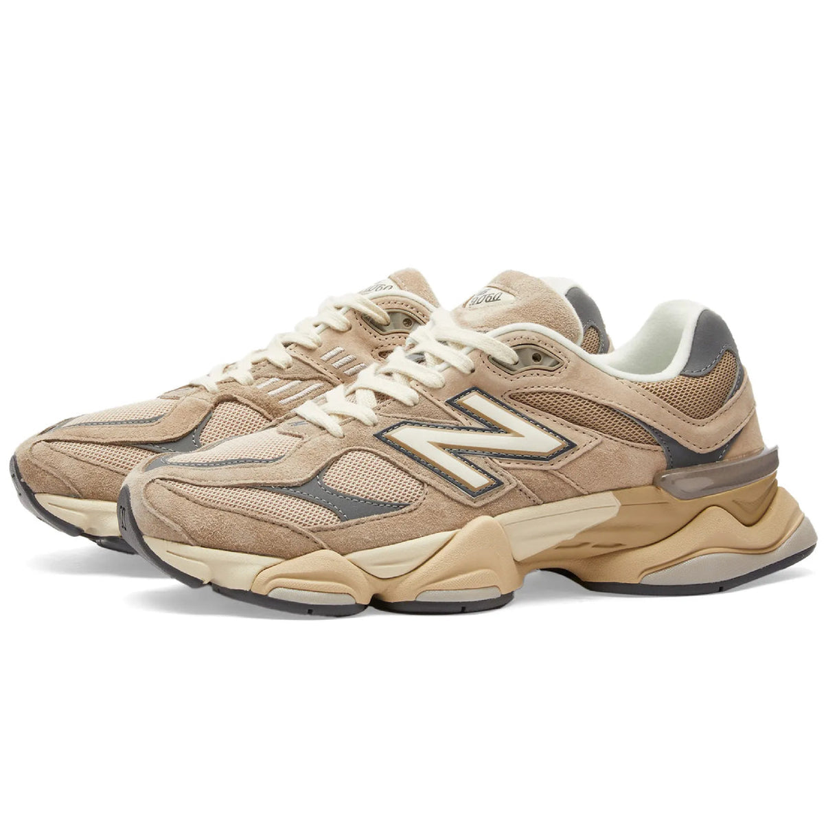 New Balance 9060 "Driftwood Castlerock" sneaker.