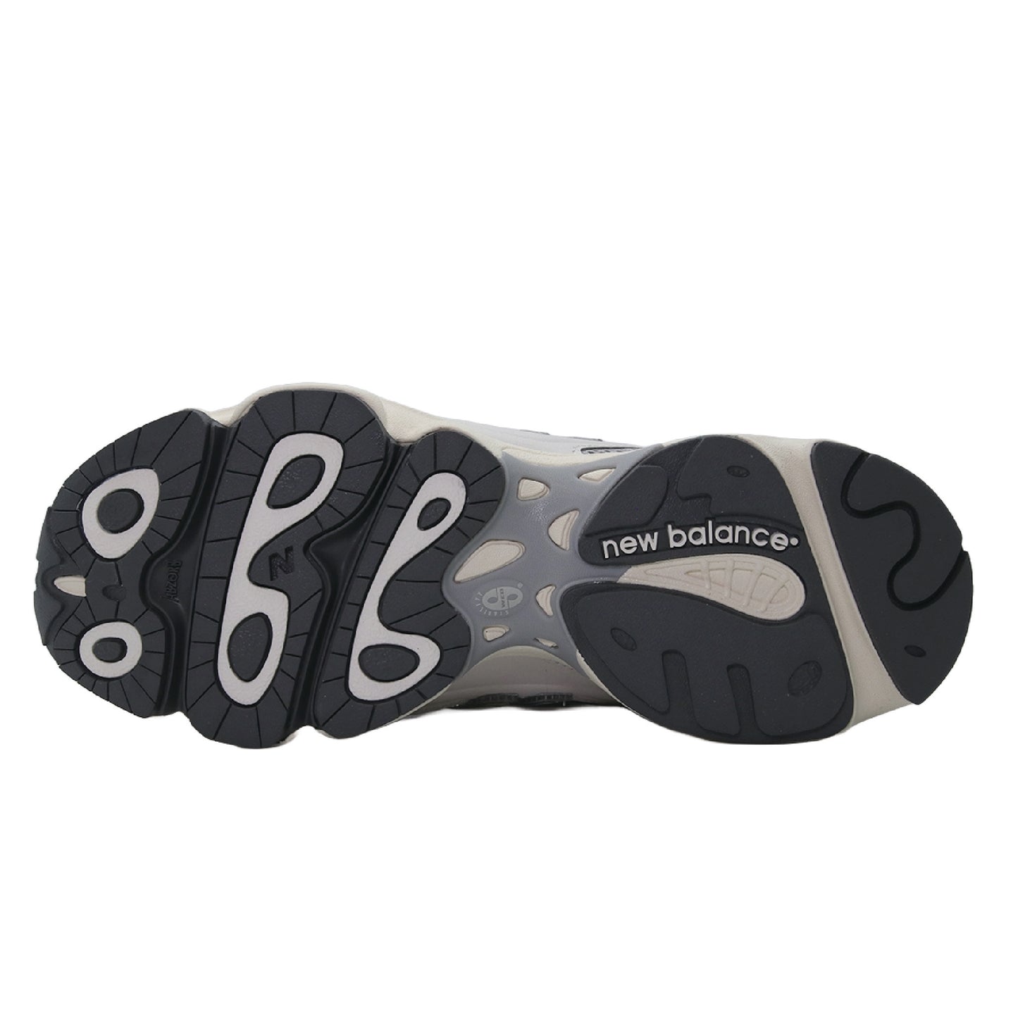 New Balance 1000 sneaker in the Sea Salt Grey colorway.