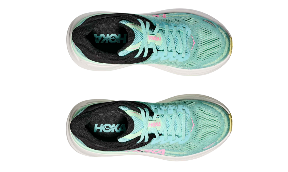 Hoka Bondi 9 – Women’s Maxi-Cushion Trainer (Blue Spark / Mint Fluorite)