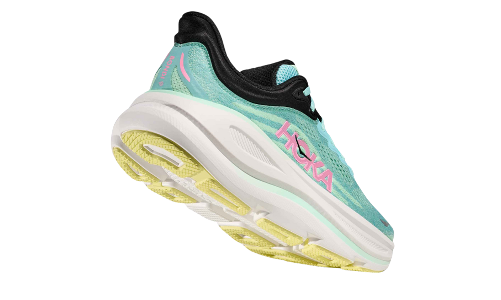 Hoka Bondi 9 – Women’s Maxi-Cushion Trainer (Blue Spark / Mint Fluorite)