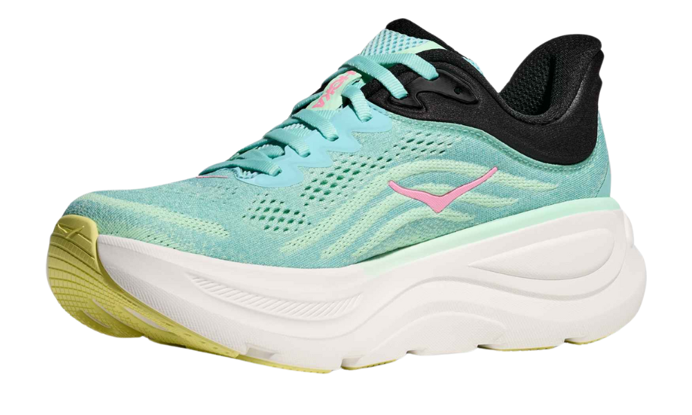 Hoka Bondi 9 – Women’s Maxi-Cushion Trainer (Blue Spark / Mint Fluorite)