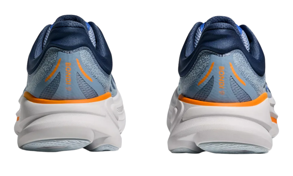 HOKA Bondi 9 Men’s Wide/Extra-Wide – Drizzle/Downpour Ultra-Plush Trainer