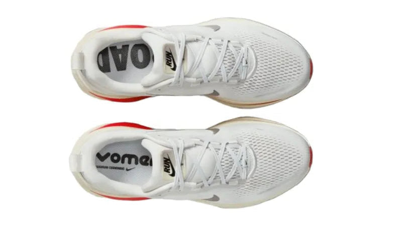 Nike Vomero 18 Men's Road Running Shoes - Platinum Tint/Siren Red/Light Smoke Grey/Metallic Pewter