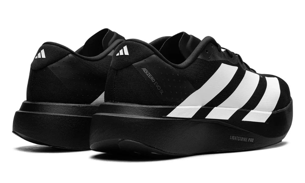 Adidas Adizero Evo "Black/White" Sneakers – Lightweight Performance & Style