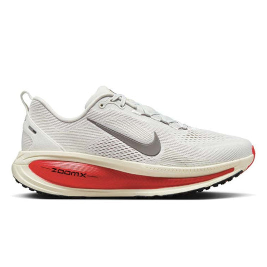 Nike Vomero 18 Men's Road Running Shoes - Platinum Tint/Siren Red/Light Smoke Grey/Metallic Pewter