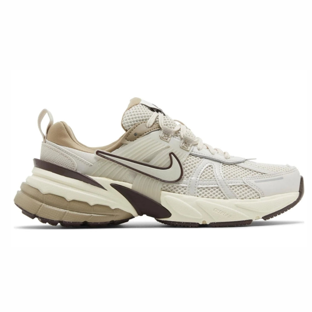 Nike V2K Run sneakers in white and beige