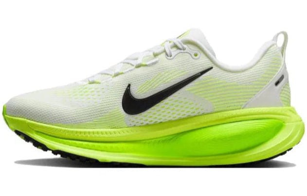 Nike Running Vomero 18 sneakers in white and light green