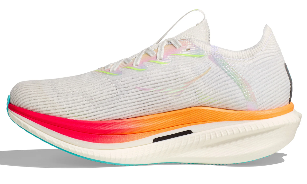 HOKA Cielo X1 – Frost/Cerise Unisex Carbon-Plated Race Shoe