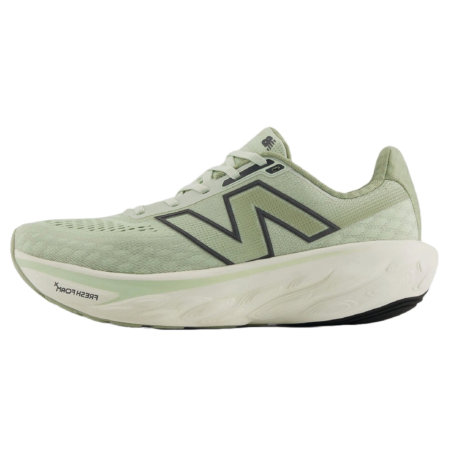 New Balance Fresh Foam X 1080v14 running shoe in the Natural Olivine color.