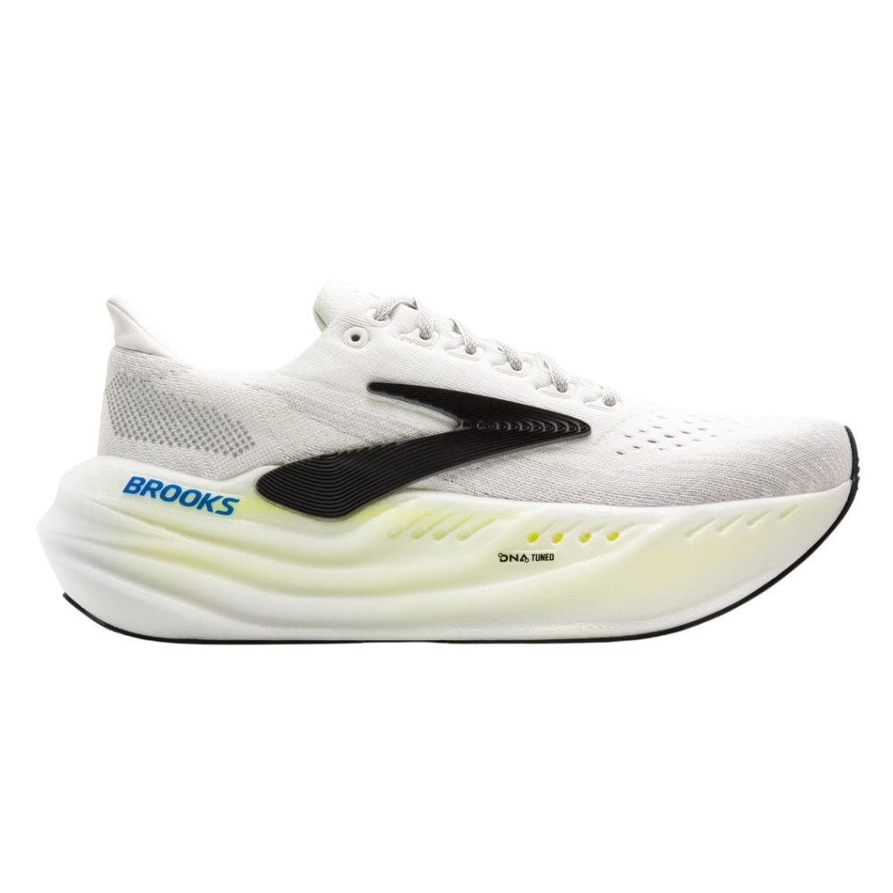 Brooks Men’s Glycerin Max – Grey/Black/Nightlife Max-Cushion Trainer