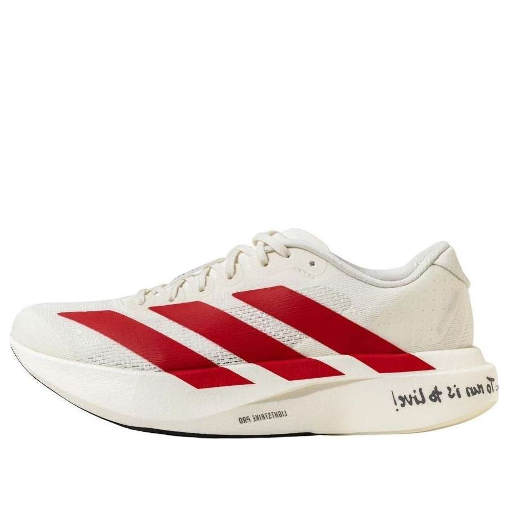 Adidas Adizero Evo SL "White Red" – Lightweight Men’s Running Trainer
