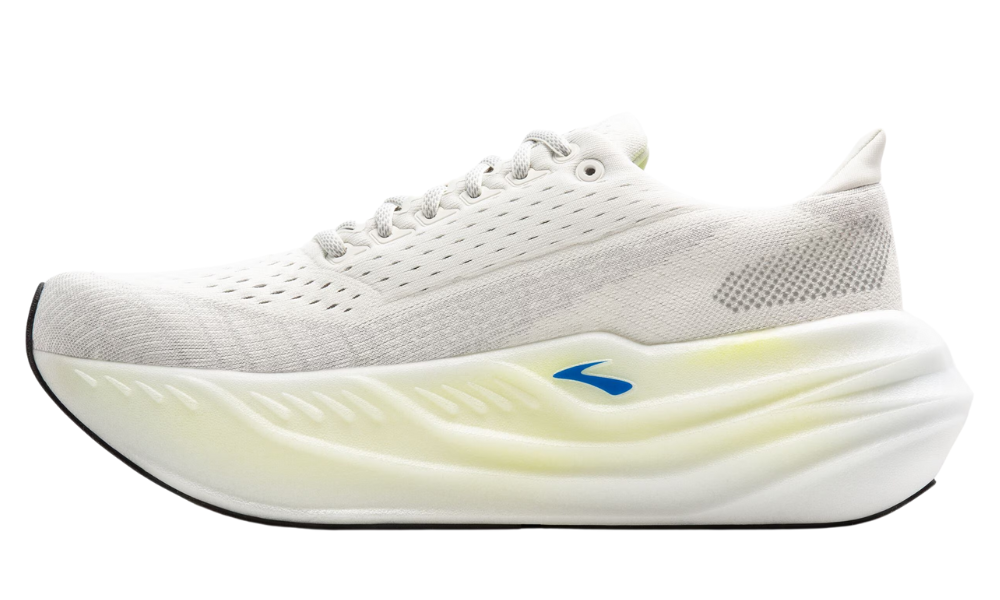 Brooks Men’s Glycerin Max – Grey/Black/Nightlife Max-Cushion Trainer