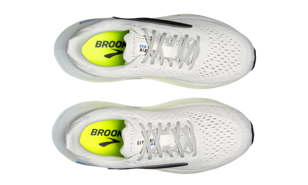 Brooks Men’s Glycerin Max – Grey/Black/Nightlife Max-Cushion Trainer