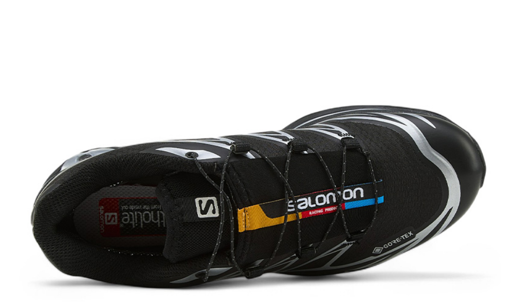 Salomon XT-6 GORE-TEX Mens Running Shoes Black Silver