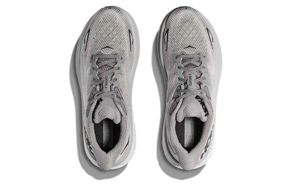 HOKA Clifton 9 – Men’s Harbor Mist/Black Lightweight Trainer