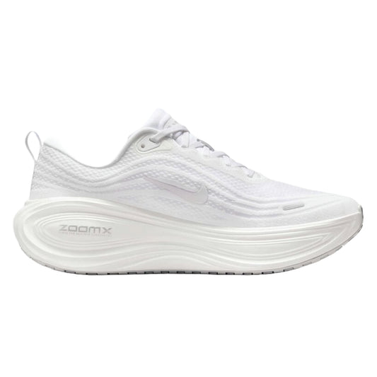 Nike Vomero Plus road running shoes all-white.