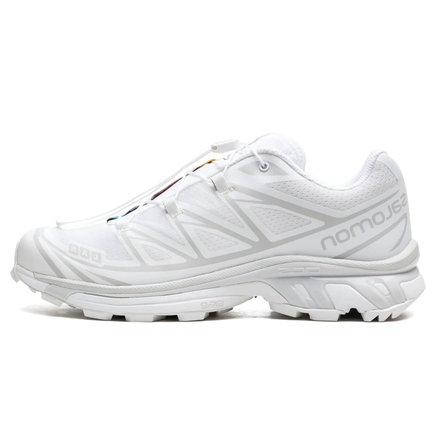 Salomon XT-6 Advanced "White Lunar Rock" sneakers.