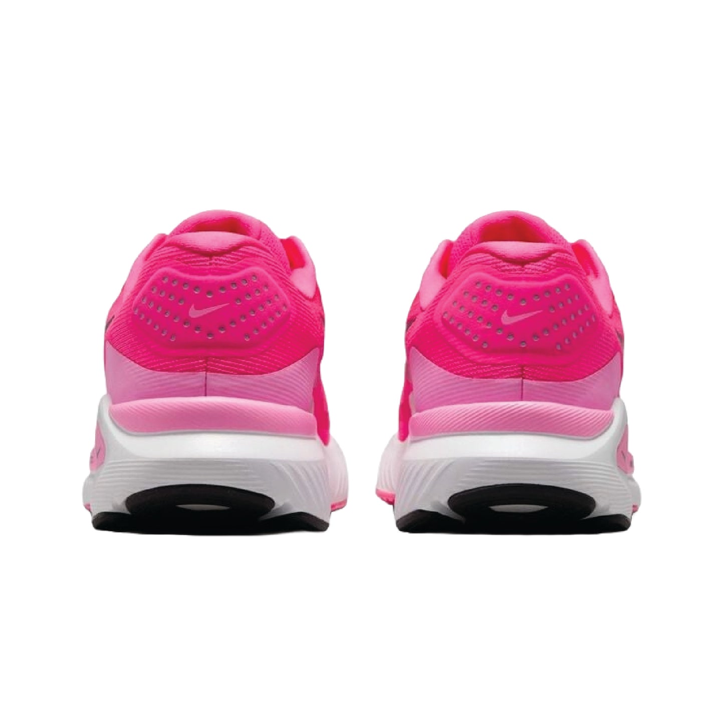 Nike Structure 26 road running shoe in the Hyper Pink/Black colorway.