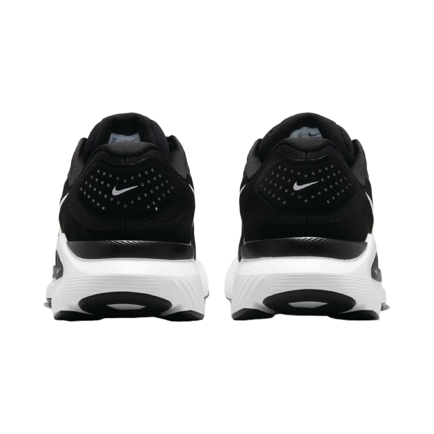 Nike Structure 26 men's road running shoes in the black and white colorway.