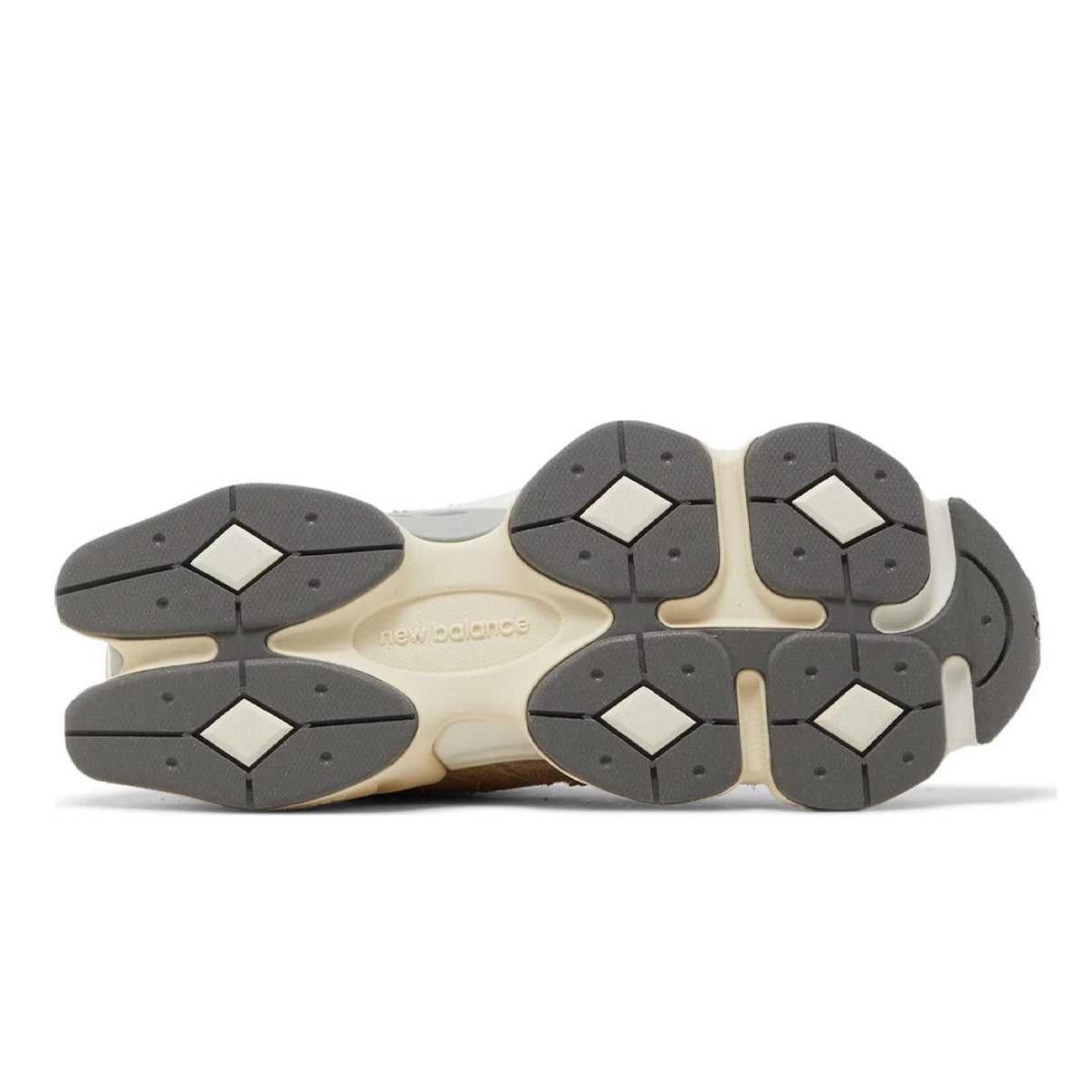 New Balance 9060 in the "Driftwood/Stone Pink/Sea Salt" colorway.