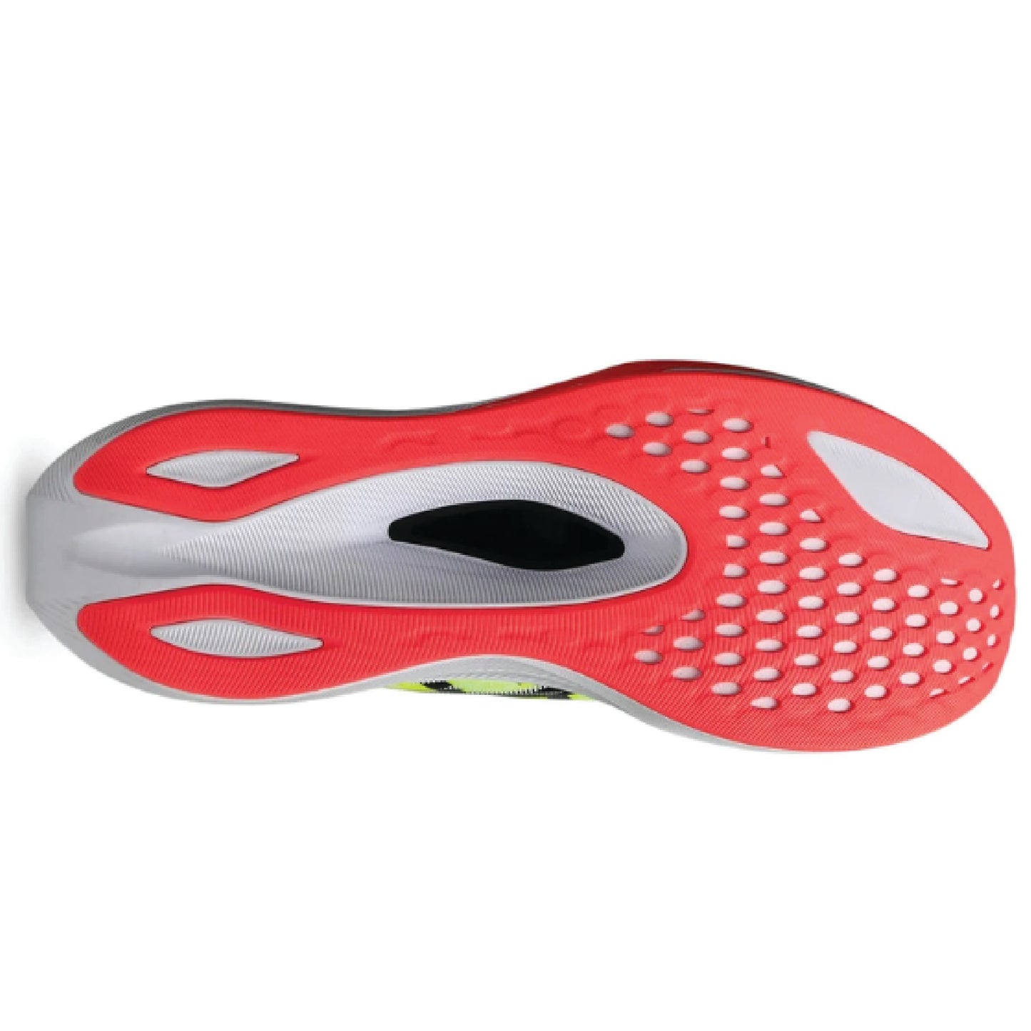 ASICS Magic Speed 4 running shoe in a safety yellow colorway.