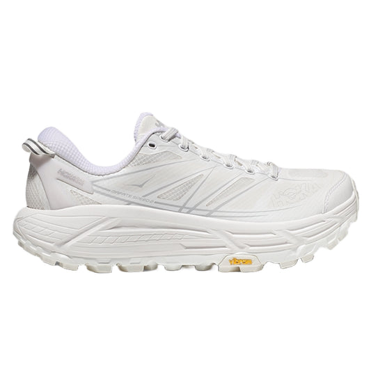 HOKA Mafate Speed 2 running sneaker in the white and lunar rock colorway.