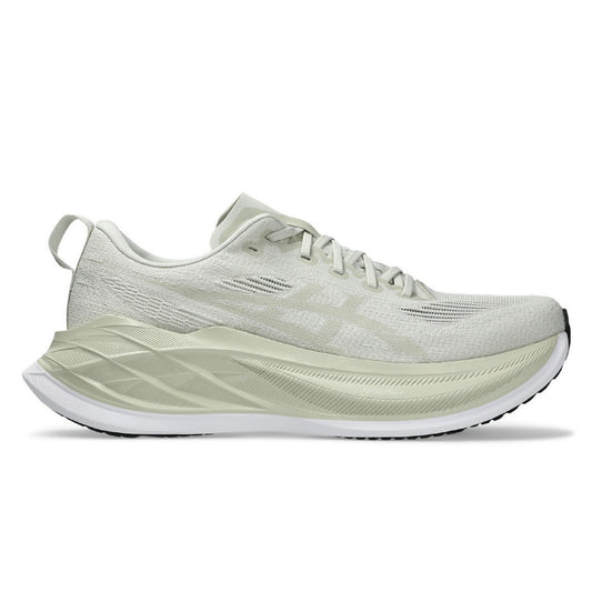 Asics Superblast 2 unisex-adult running shoe in the Lake Grey/White Sage colorway.