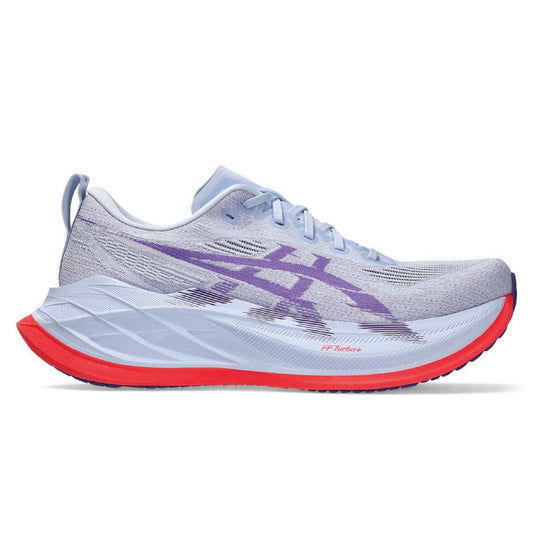 Asics Superblast 2 running shoe in the 'Blue Fade/Edo Purple' colorway.