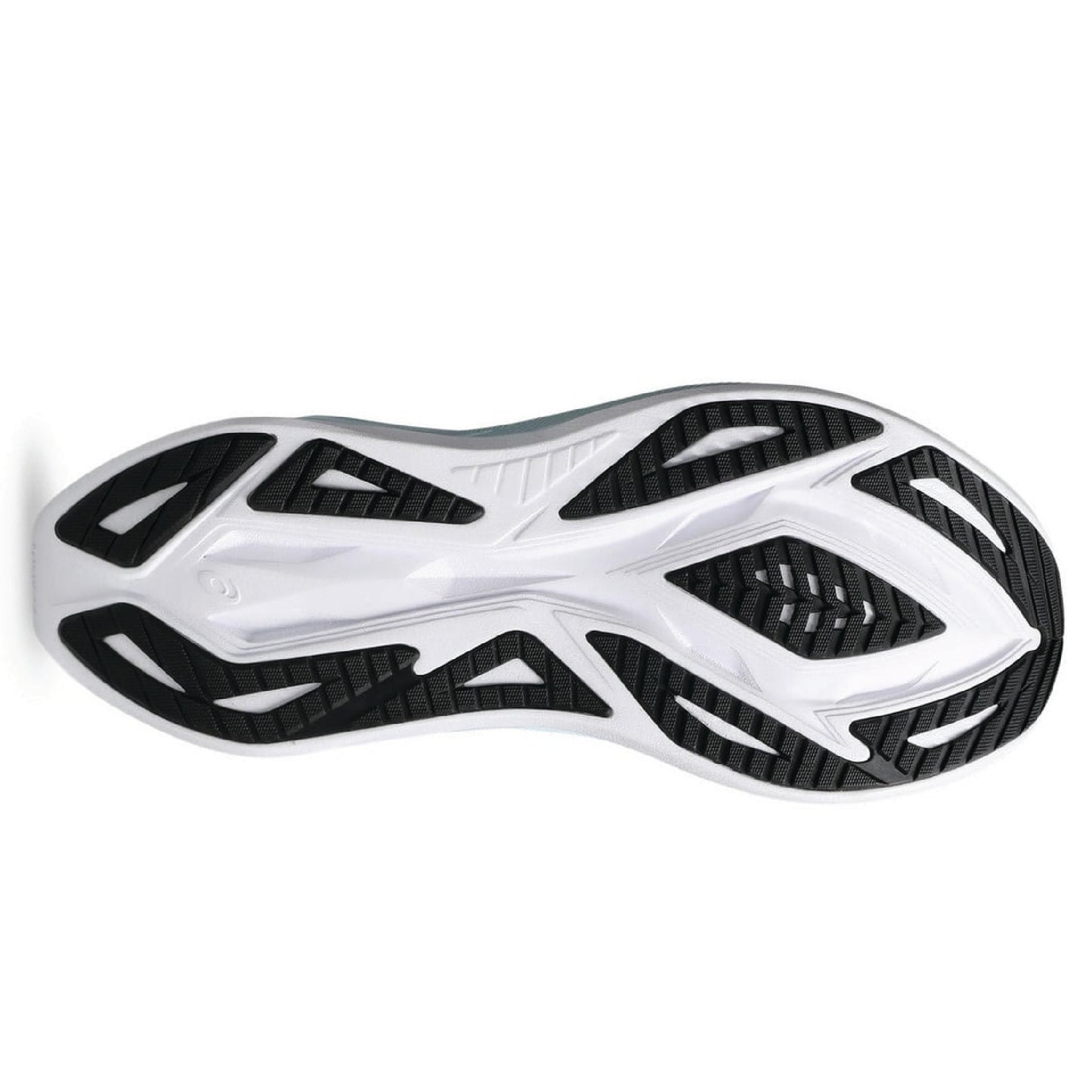 Asics Superblast 2 running shoe in the White/Cool Grey colorway.