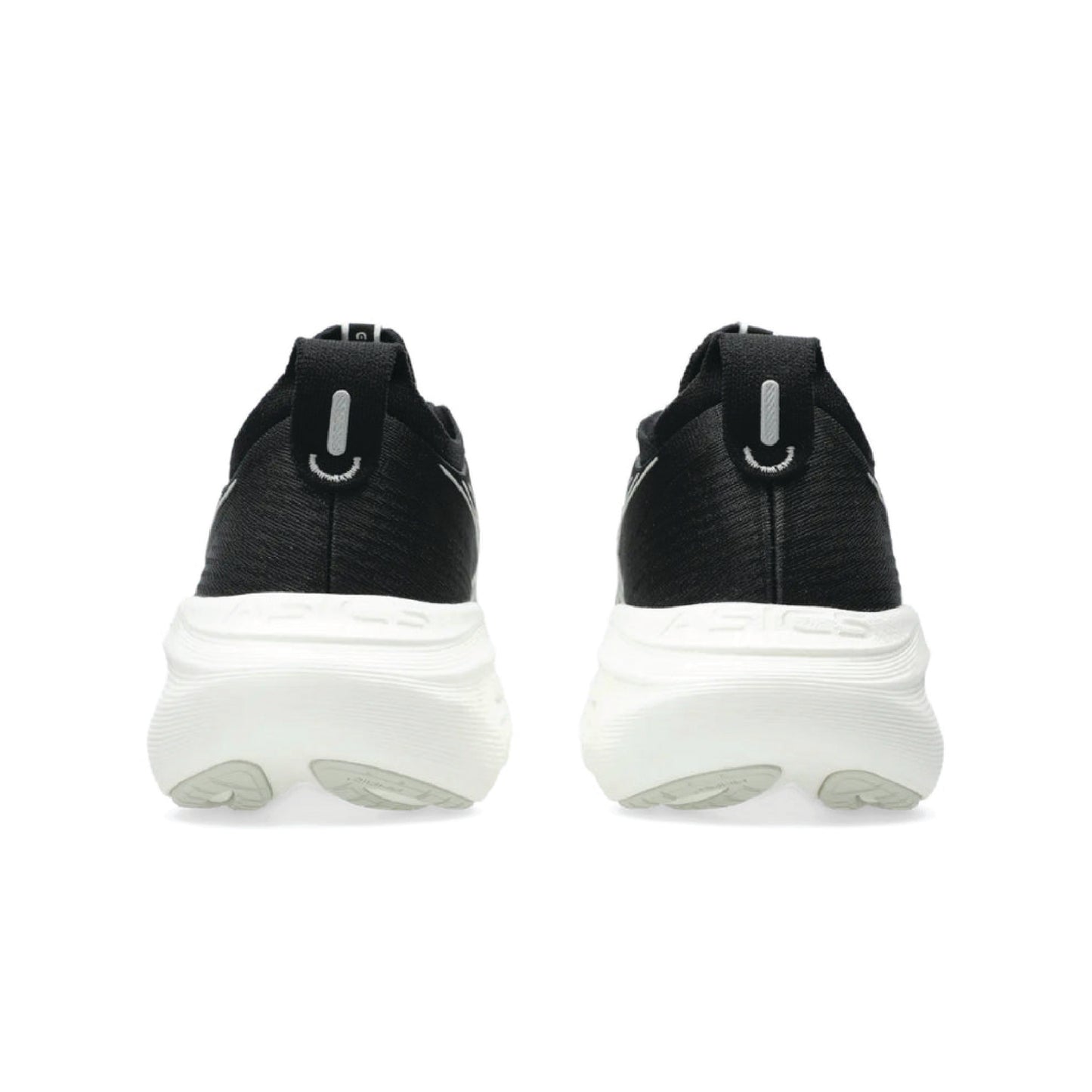 Asics Gel-Nimbus 27 running shoe in the color black.