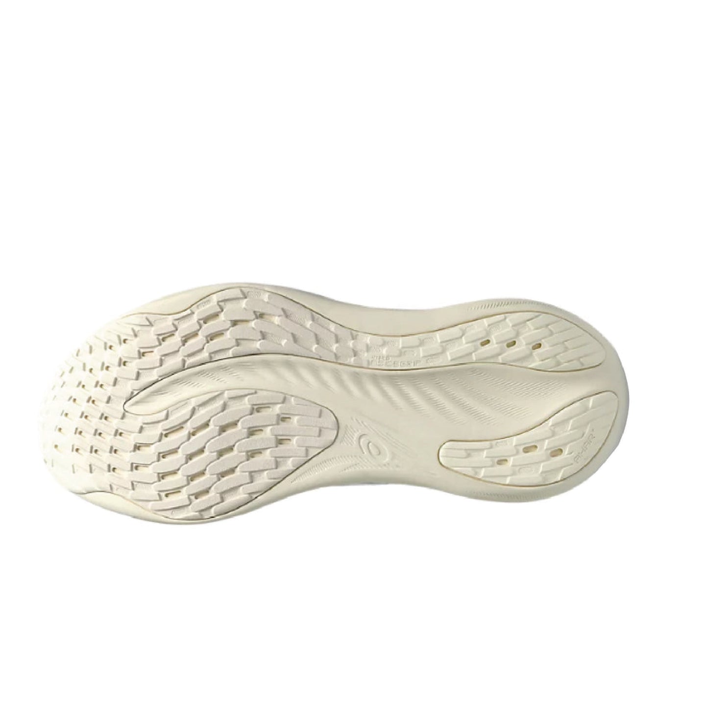 ASICS Gel-Nimbus 26 running shoe in the White/Off White colorway.