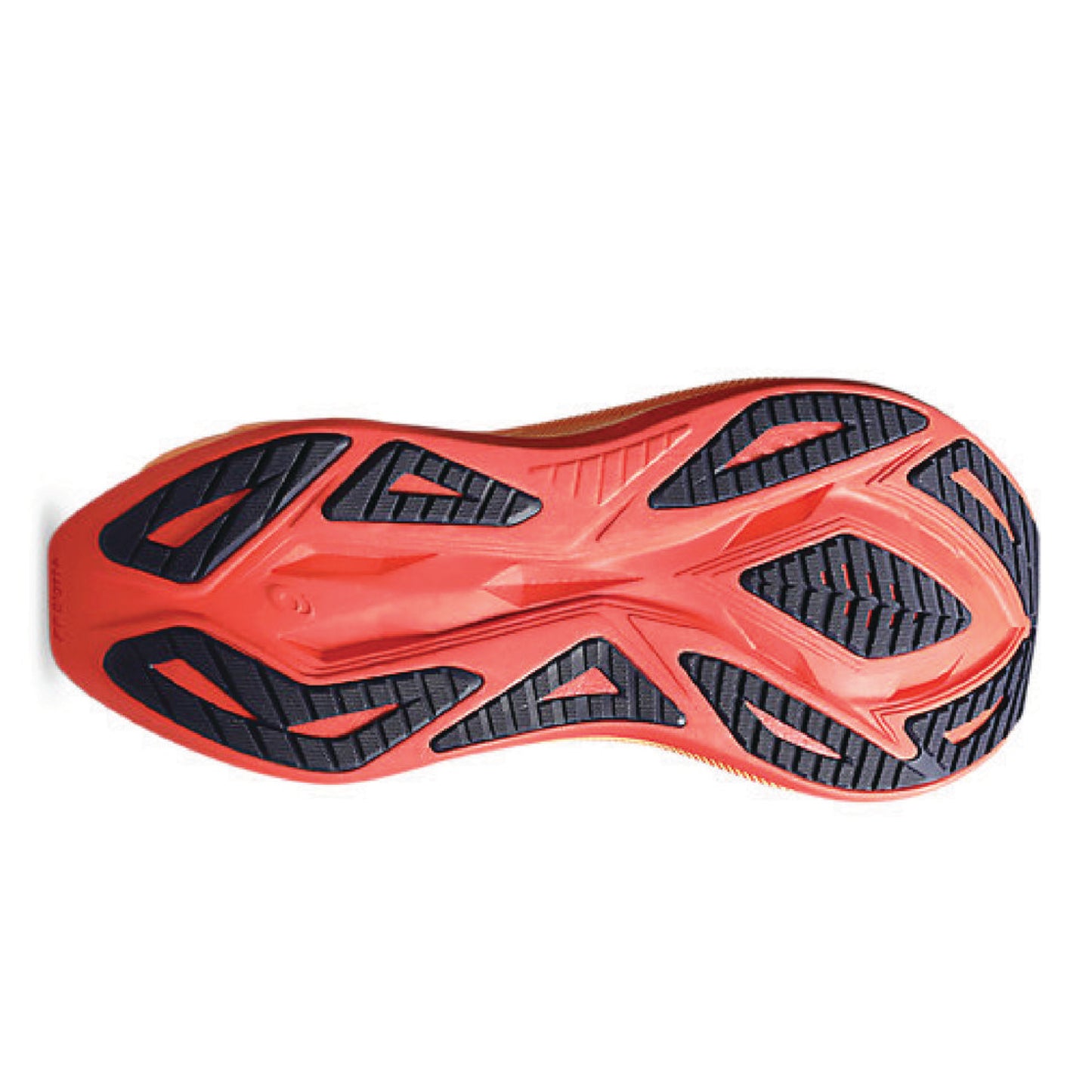 Asics Superblast 2 running shoe in a greyish-purple and coral reef colorway.