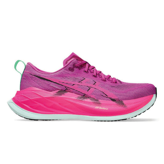 Asics Superblast 2 running shoe in the Bold Magenta/Pink Glo colorway